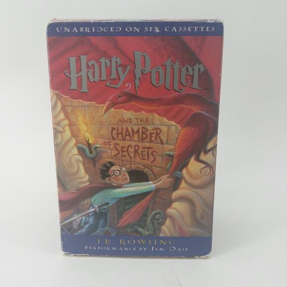 Harry Potter and The Chamber of Secrets Audio Book 6 Cassette Tapes Pre-owned - Picture 8 of 10